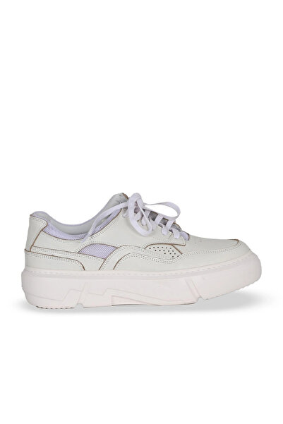 Bueno Shoes Pantofi sport pentru bărbați din piele albă 10ma106594