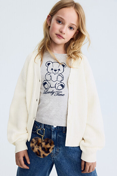 H&M Lastik Örgülü Hırka