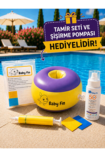 babyfin Baby Fin Başlangıç Seviye Yüzme Kolluk | BabyFin Süngerli Deniz Kollu...