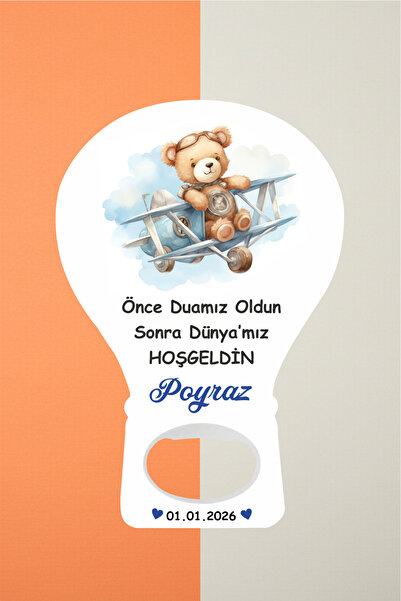 Hedef Plus 20 Adet Balon Magnet Açacak Ayıcık Temalı Bebek Yeni Doğan, Erkek ...