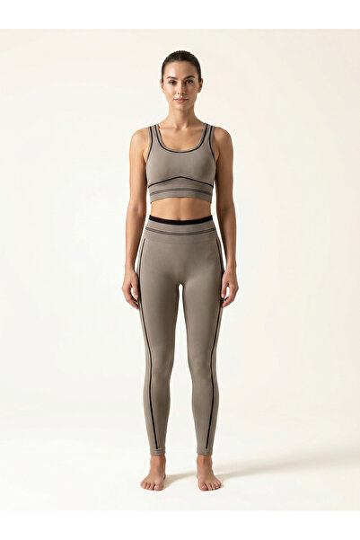 PAW Pivot Athletic Wears PAW ESPRESSO Essence Set-/Seamless Toparlayıcı Yükse...