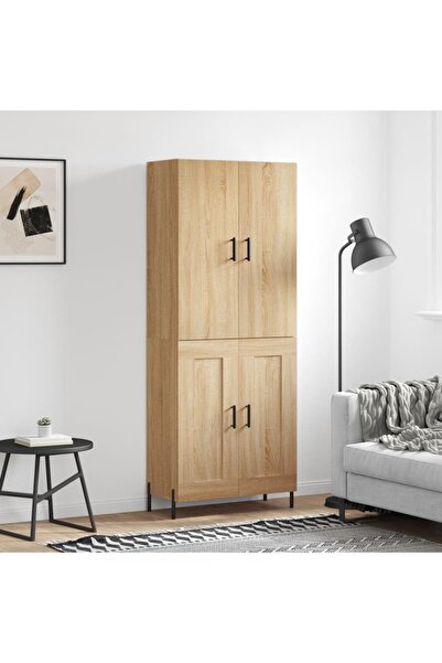 Concept Dulap înalt, stejar sonoma, 69,5x34x180 cm, lemn compozit
