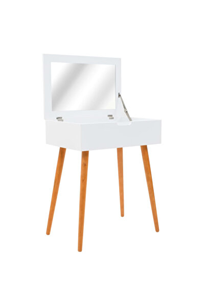 Concept Masă de toaletă cu oglindă, MDF, 60 x 40 x 75 cm