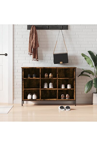 Concept Pantofar, stejar fumuriu, 100x35x70 cm, lemn compozit