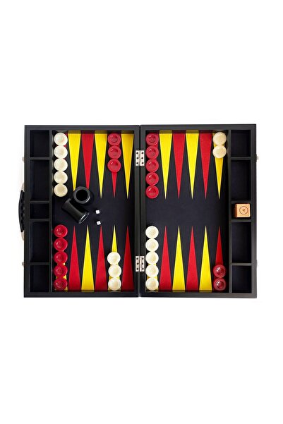 Helena Wood Art Tournament Size Backgammon Fabric Floor Mat 57X75 cm Yellow R...