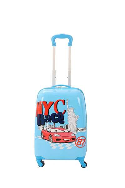 MÇS V 307 Nyc Race Mavi Çocuk Valizi, Bavul