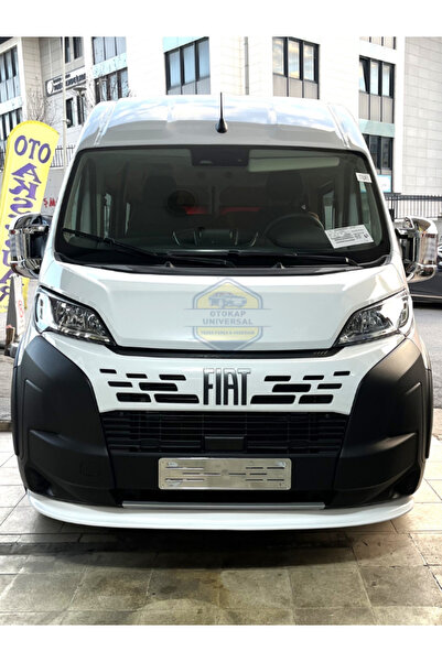 Genel Markalar Fiat Ducato 2014-2025 Ön Tampon Lip Eki Karlık Beyaz Piano Bla...