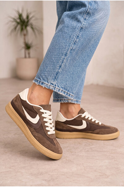 Runnix Shoes حذاء رياضي نسائي بني، حذاء رياضي كاجوال