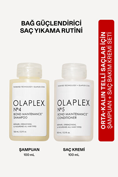 Olaplex Daily Cleanse Condition Travel Duo Saçları Temizleyen Nemlendiren  On...