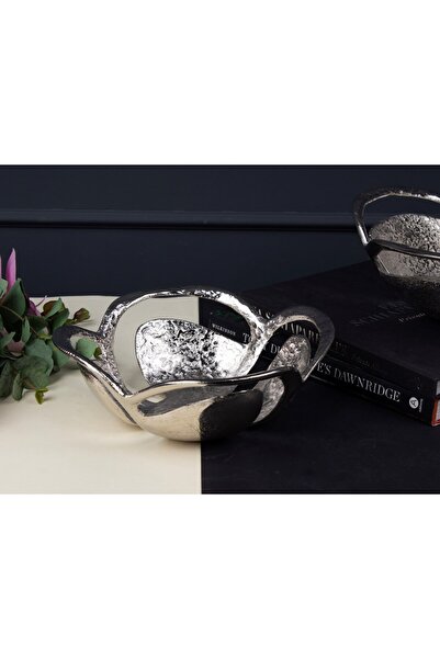 Sembol Festive Yuv Meyvelik Silver 27X27X10 cm