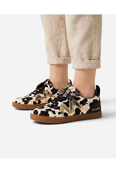 Steve Madden DIVULGE-C BLK/WHTE Kadın Siyah Sneakers DIVULGE-C