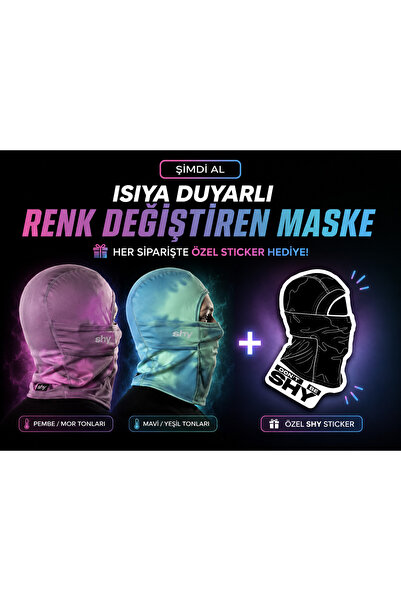SHY Isıyla renk değiştiren maske