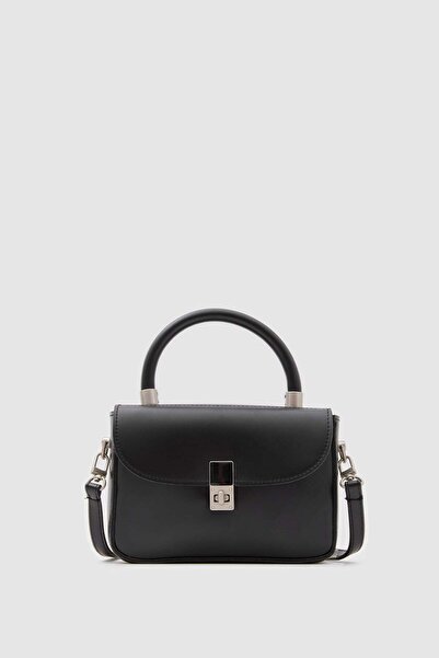 Shule Bags Cobble Small Çapraz Çanta Siyah