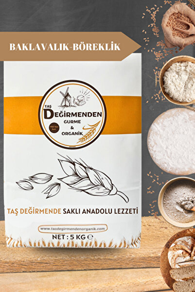 Taş Değirmenden Organik Çok Amaçlı Un - Baklavalık-Böreklik - 5 Kilo