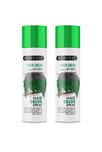 Morfose Mech 24 Saate Kadar Etkili Yeşil Renkli Saç Spreyi Ever Green 150 ml ...