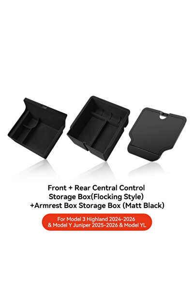 Choice17 Flocking 3PCS YZ For Tesla Model 3 Highland 2024 Model Y Juniper 202...