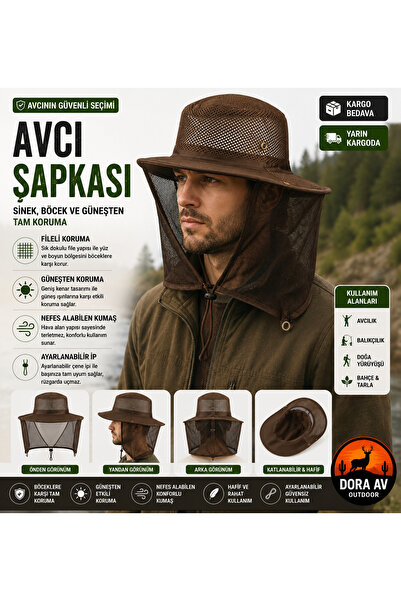 PROHUNTER FİLELİ ENSE KORUMALI ÖZEL FOTER ŞAPKA