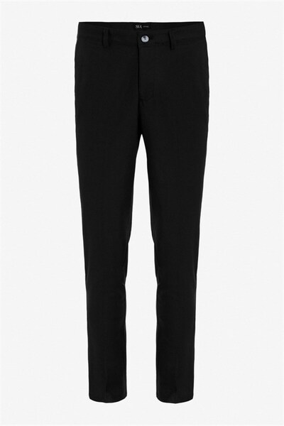 SÜVARİ Siyah Regular Casual Pantolon