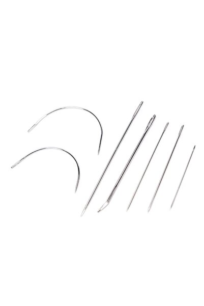 AiryFooT 7 Piece Hand Sewing Needle Set Sewing Needle Leather Hand Tool