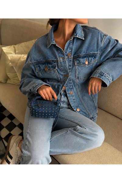 YS COLLECTION Mini jean el çantası
