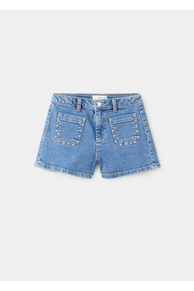 MANGO Kids Zımbalı cepli şort