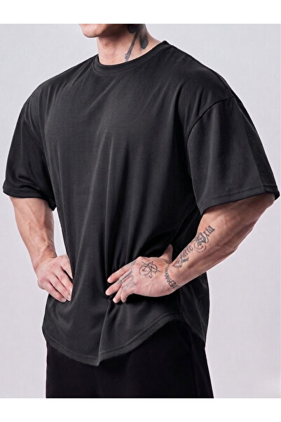 GENIUS STORE Genius Men's Sports T-Shirt Polyester Fabric Oversize Fitness & ...