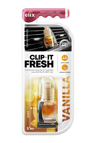 Elix Odorizant auto parfum premium Clip it Fresh Vanilla 5 ml