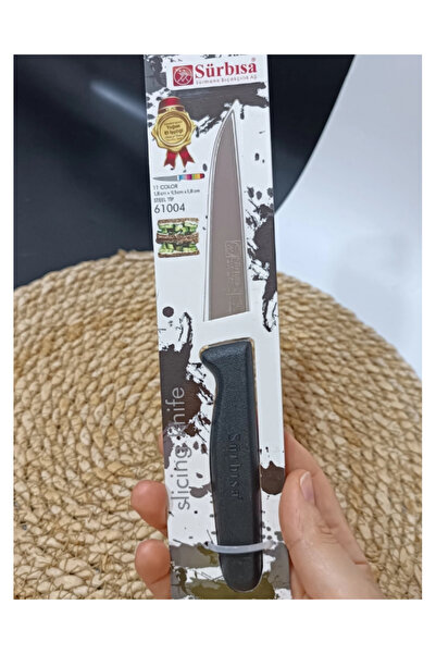 Sürbisa Sürmene 61004 Mutfak Bıçağı (9,50 Cm) Siyah