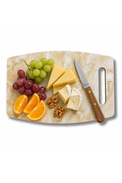 jumeax Athens Marble Cutting and Presentation Table