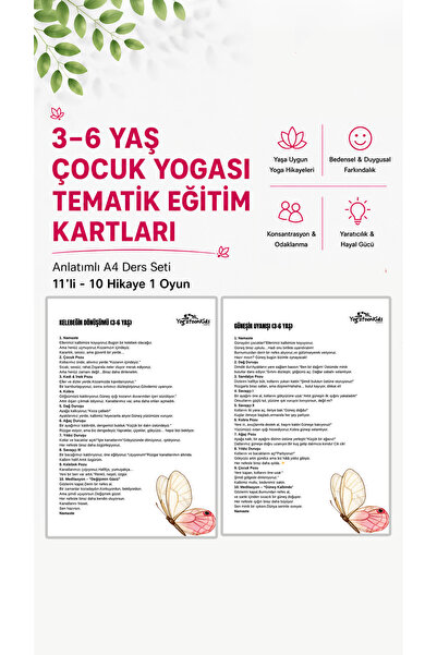 Yogatoon Kids World 3–6 Yaş Çocuk Yogası Tematik Eğitim Kartları – Anlatımlı ...