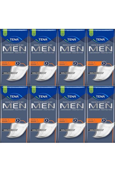 TENA Men Absorbent Protection Level 3 Men's Bladder Pad 128 Pieces