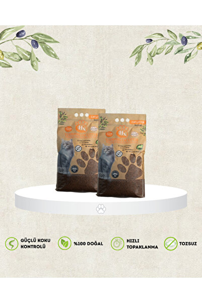 HK Cat Litter | Zeytin Çekirdeğinden Üretilen %100 Doğal Aktif Karbonlu Kedi ...
