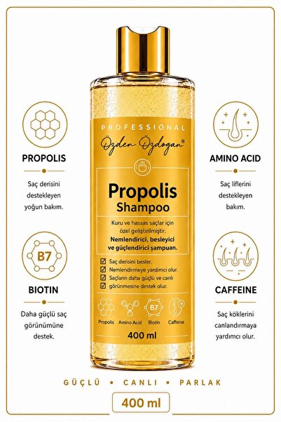 ÖZDEN ÖZDOĞAN Moisturizing Nourishing Strengthening Propolis Shampoo - 400 ml