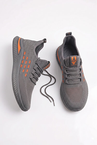 Tomsking Erkek Triko Füme Günlük Rahat Hafif Esnek Yürüyüş Sneaker Spor Ayakkabı