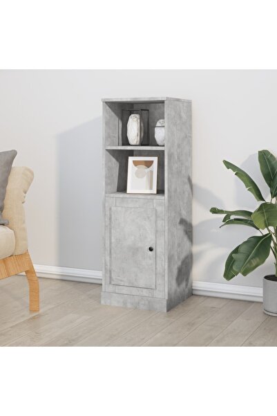 Concept Dulap înalt, gri beton, 36x35,5x103,5 cm, lemn compozit