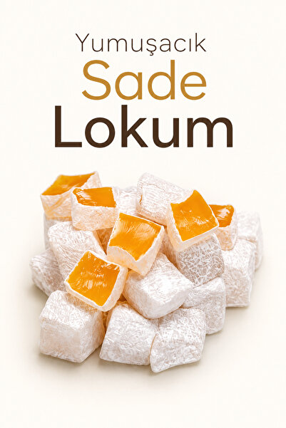 Şener Glikozsuz Sade Lokum Atıştırmalık 1 Kg