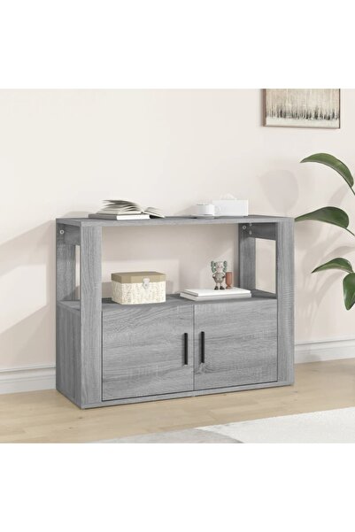 Concept Servantă, gri sonoma, 80x30x60 cm, lemn prelucrat