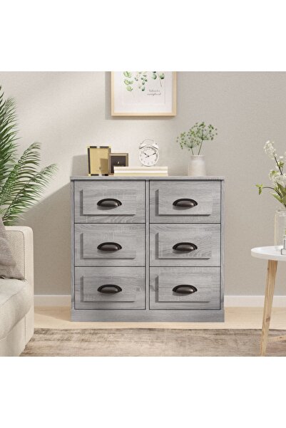 Concept Servantă, gri sonoma, 70x35,5x67,5 cm, lemn prelucrat