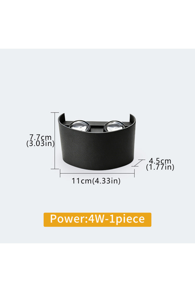 Choice Warm white 4W LED Wall Light Waterproof Outdoor Indoor Lighting IP65 A...