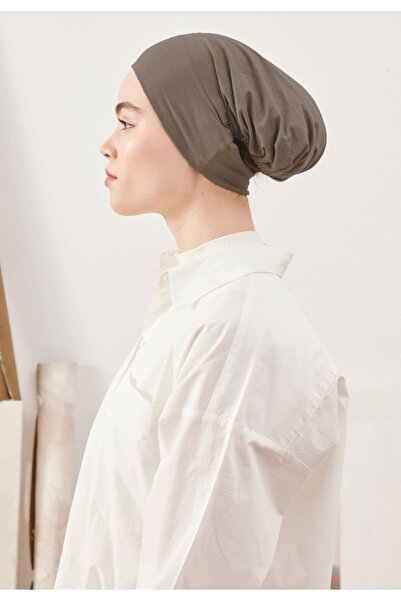 Freshscarfs Large Volume Practical Bonnet Dark Mink