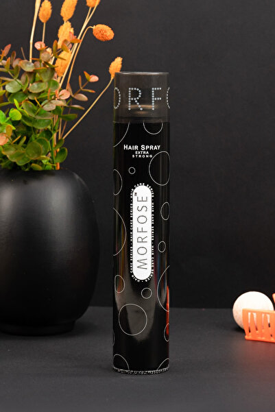 Morfose Siyah Ekstra Sert Saç Spreyi 400 ml 8698655380053