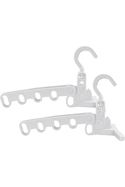 Arabest Portable Foldable Clothes Hanger, 4-Pack Plastic Travel Coat Hanger, ...