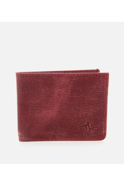 Hotiç Genuine Leather Claret Red Men's Wallet