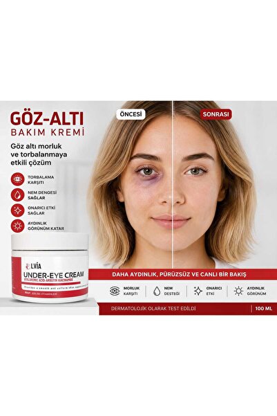 LVİA Botoks Etkili ,göz Altı Kremi Yaslanma Ve Kırışıklık Karşıtı, Nemlendiri...