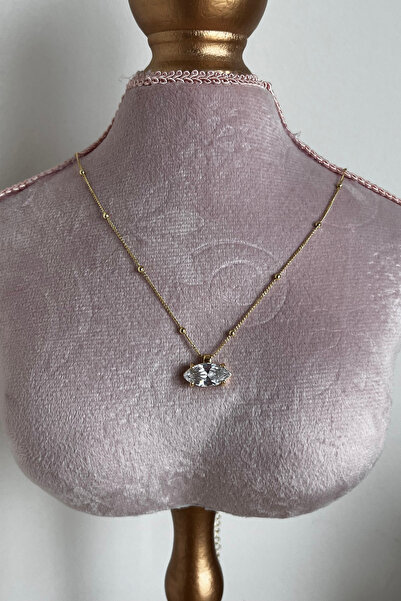 Liora Glow 14K VIP İnce Zincir Markiz Kesim Kolye