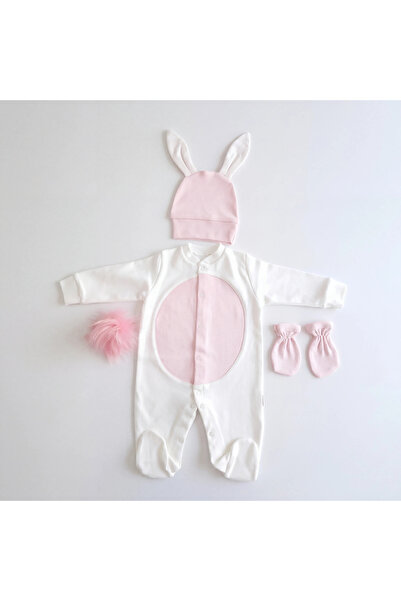 jr.bunnies طقم بذلة للأطفال حديثي الولادة من جونيور بانيز، من 0-3 أشهر، 100% ...