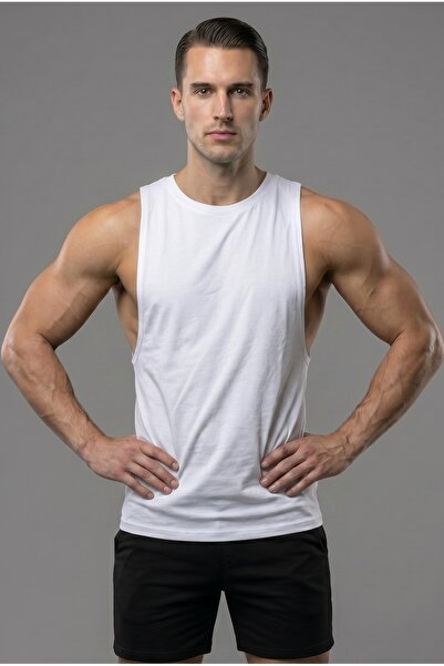 MBEY1989 Mbey Sports Athlete Cotton Fitness Gym Sports Tank Top
