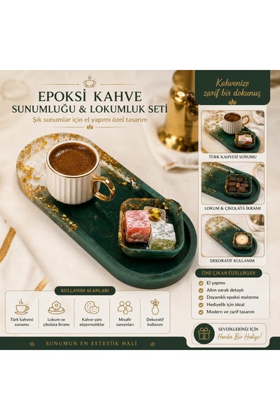 ATELIER Sunumluk – Yeşil & Gold