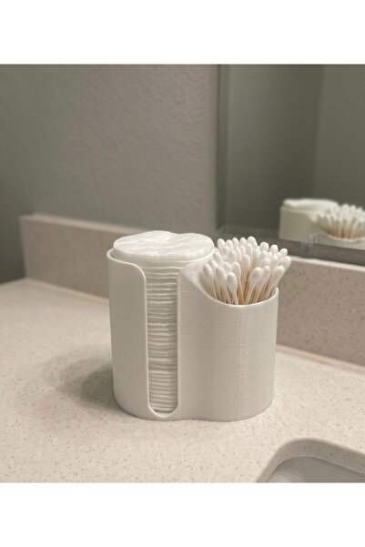 LUKA3D Pamuk ve Kulak Çubuğu Düzenleyici Banyo Organizeri