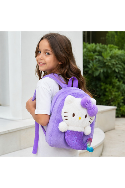 Kuzey Tacı Peluş Hello Kitty Deniz Kızı Sırt Çantası Pamuklu Kaliteli Şık